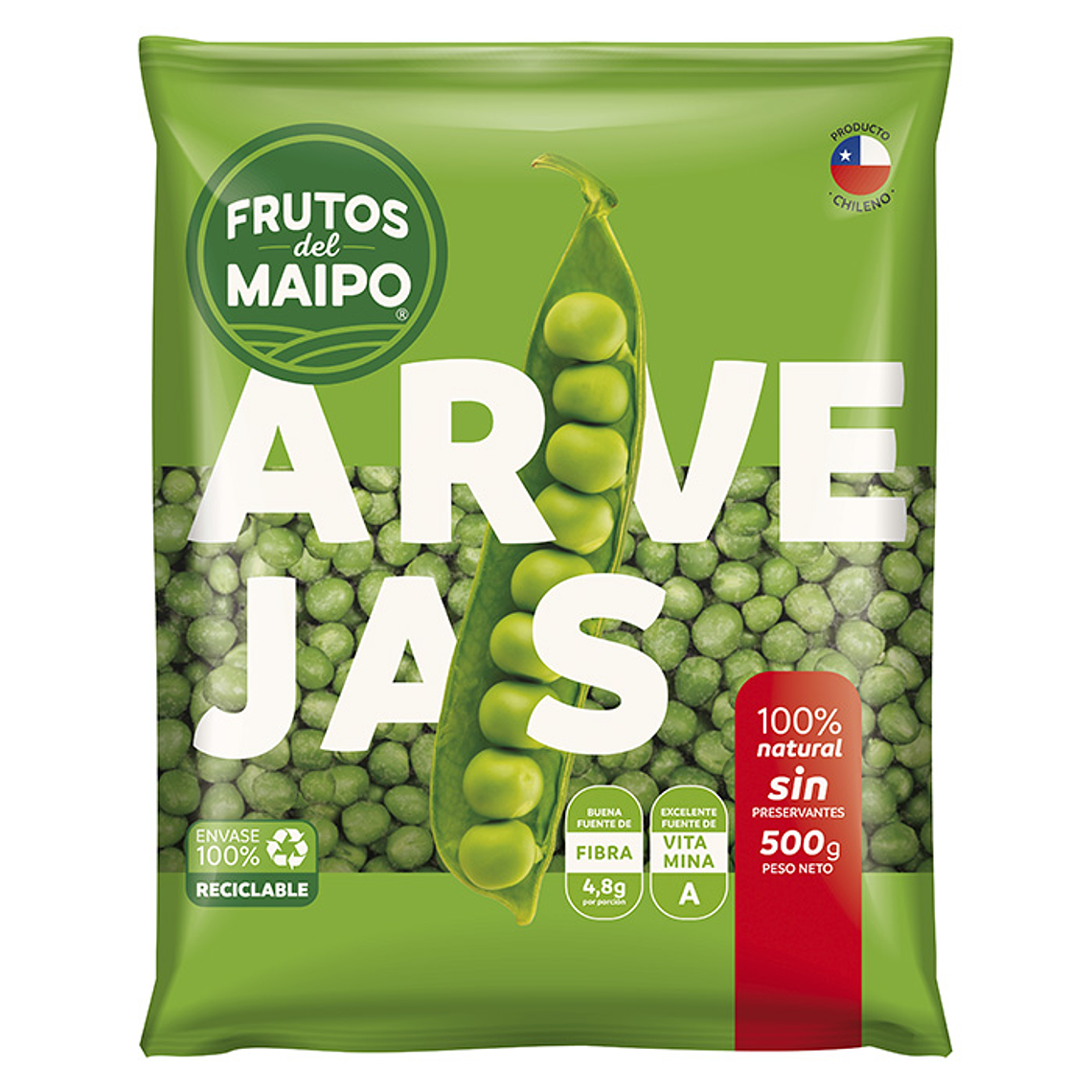 ARVEJA EN GRANO 550 G - CATEDRAL 1