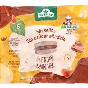 ALFAJOR MANJAR NUTRISA BOLSA X 5 UN - CATEDRAL