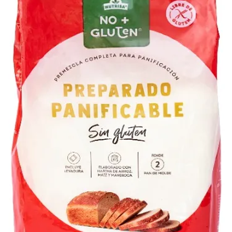 PREPARADO PANIFICABLE NO+GLUTEN 700 g - CATEDRAL 1