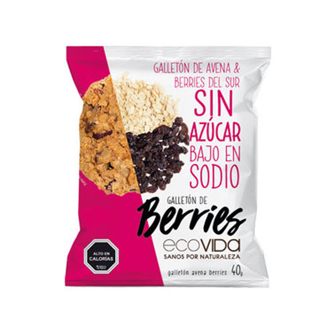 GALLETÓN AVENA BERRIES 40 GRS S/AZÚCAR - CATEDRAL 1