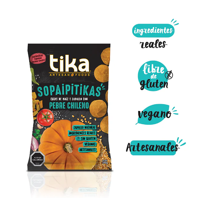 TIKA SOPAPITAS PEBRE 140G - CATEDRAL 1