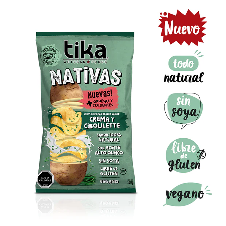 TIKA NATIVAS CREMA Y CIBOULETTE 150G - CATEDRAL 1