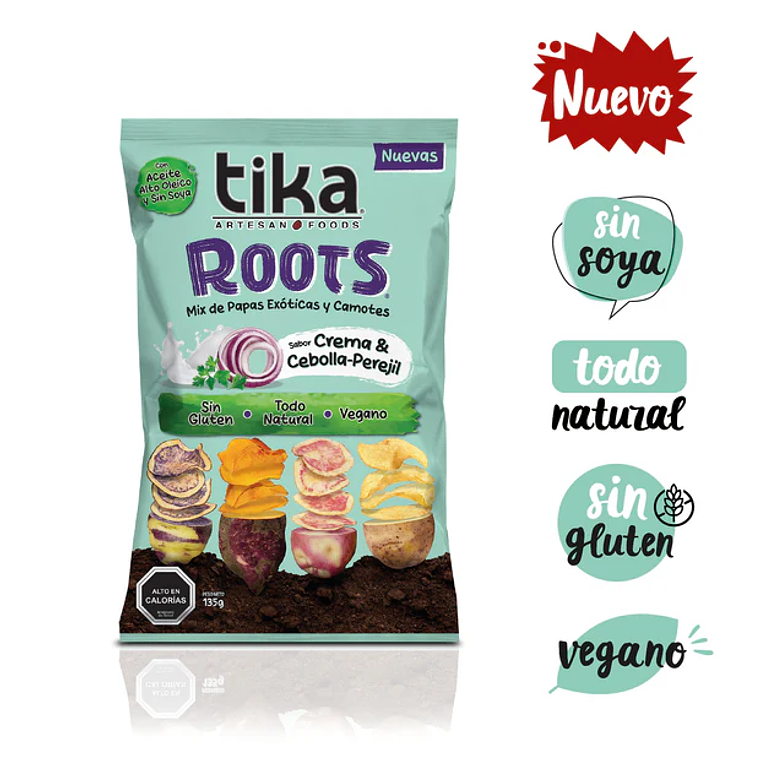 TIKA ROOTS CREMA & CEBOLLA PEREJIL 135G - CATEDRAL 1