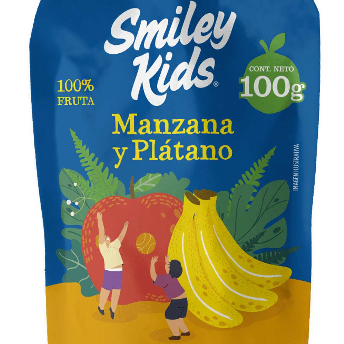 SMILEY KIDS CONV MANZANA PLÁTANO 100 G - CATEDRAL 1