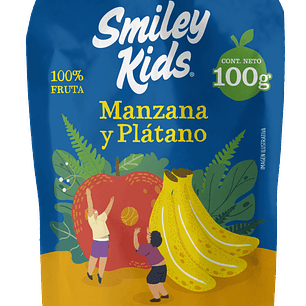 SMILEY KIDS CONV MANZANA PLÁTANO 100 G - CATEDRAL