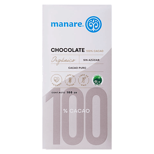 CHOCOLATE 100% CACAO ORGÁNICO 100 G - CATEDRAL