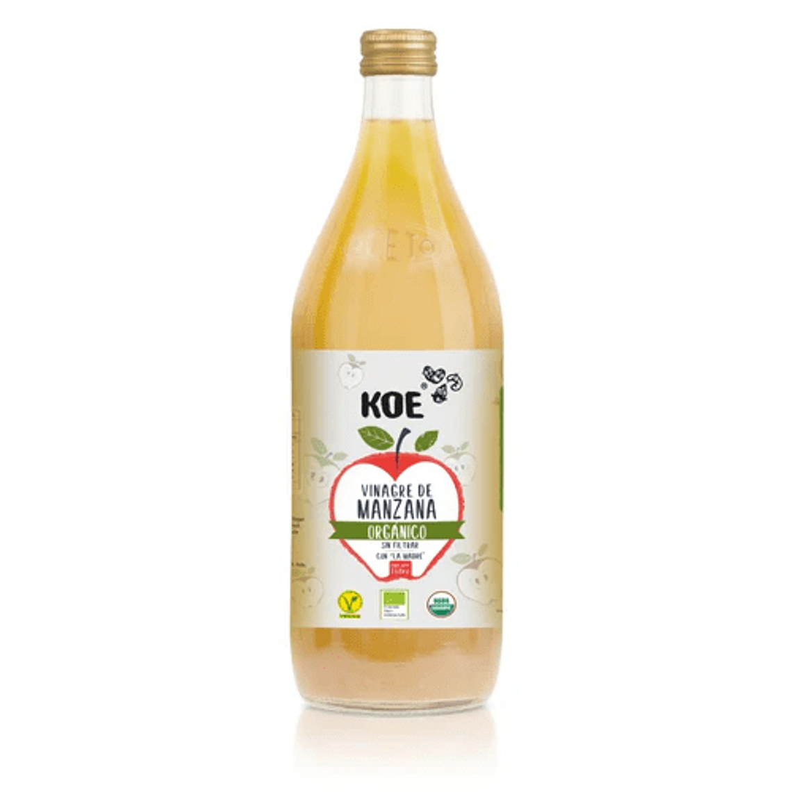 KOE VINAGRE DE MANZANA ORGÁNICO 1 LT - CATEDRAL 1