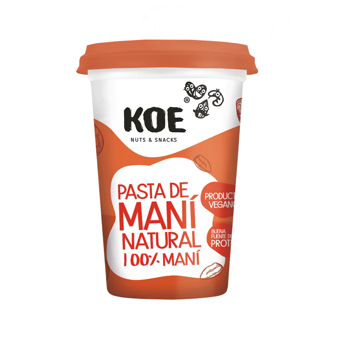 KOE PASTA DE MANÍ NATURAL 100% 500 G - CATEDRAL 1