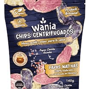 WANIA NATIVAS CHIPS CENTRIFUGADOS SIN GLUTEN 140 GRS - CATEDRAL