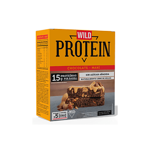 WILD PROTEIN BAR PROTEINA CHOCOLATE MANI 45G - CATEDRAL