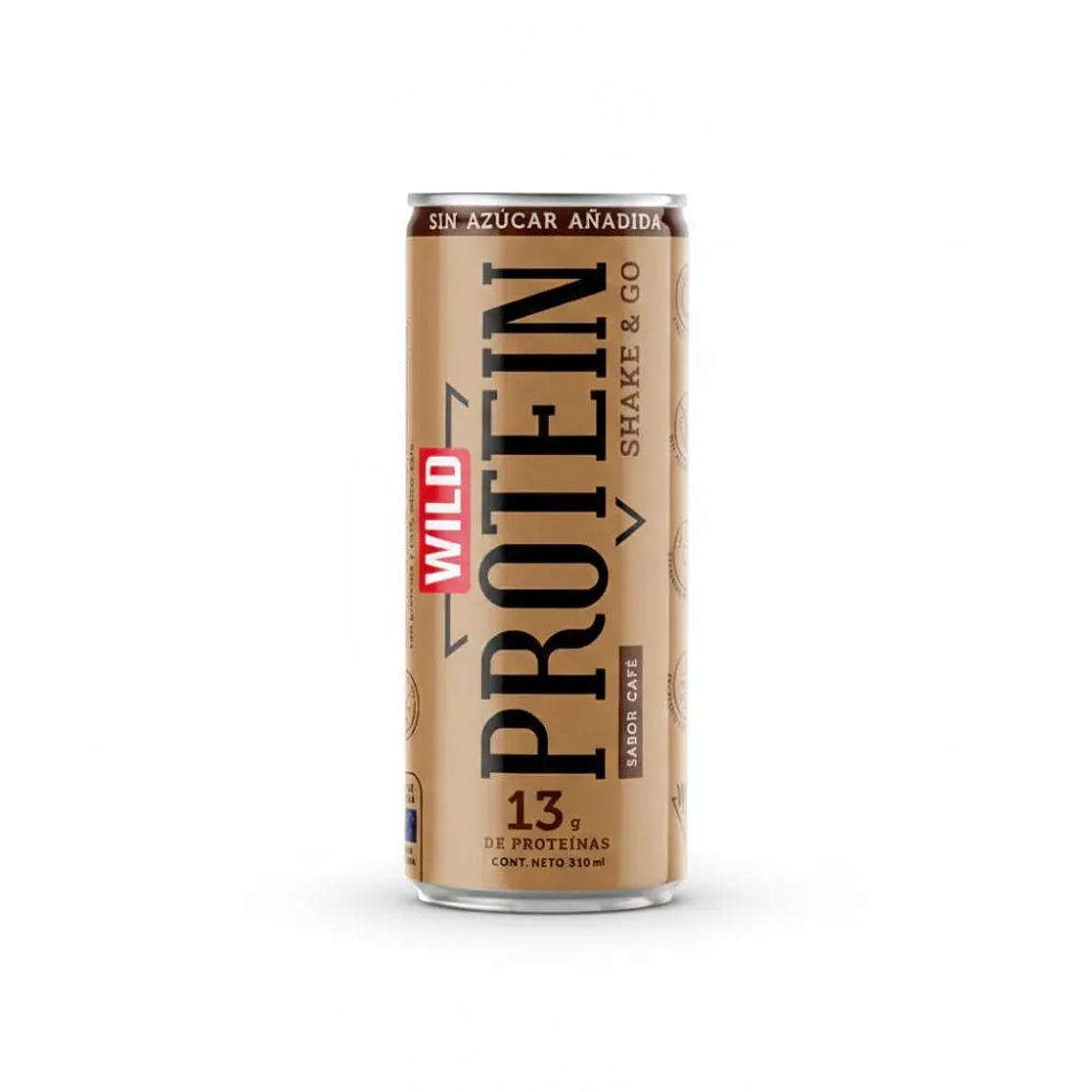 WILD PROTEIN LECHE SHAKE & GO CAFE 310ML - CATEDRAL 1