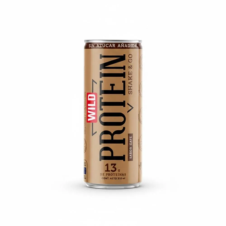 WILD PROTEIN LECHE SHAKE & GO CAFE 310ML - CATEDRAL 1