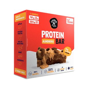 BARRA PROTEINA UNDERFIVE SABOR ALMENDRA DISPLAY 5 UNID 225 GRS - CATEDRAL
