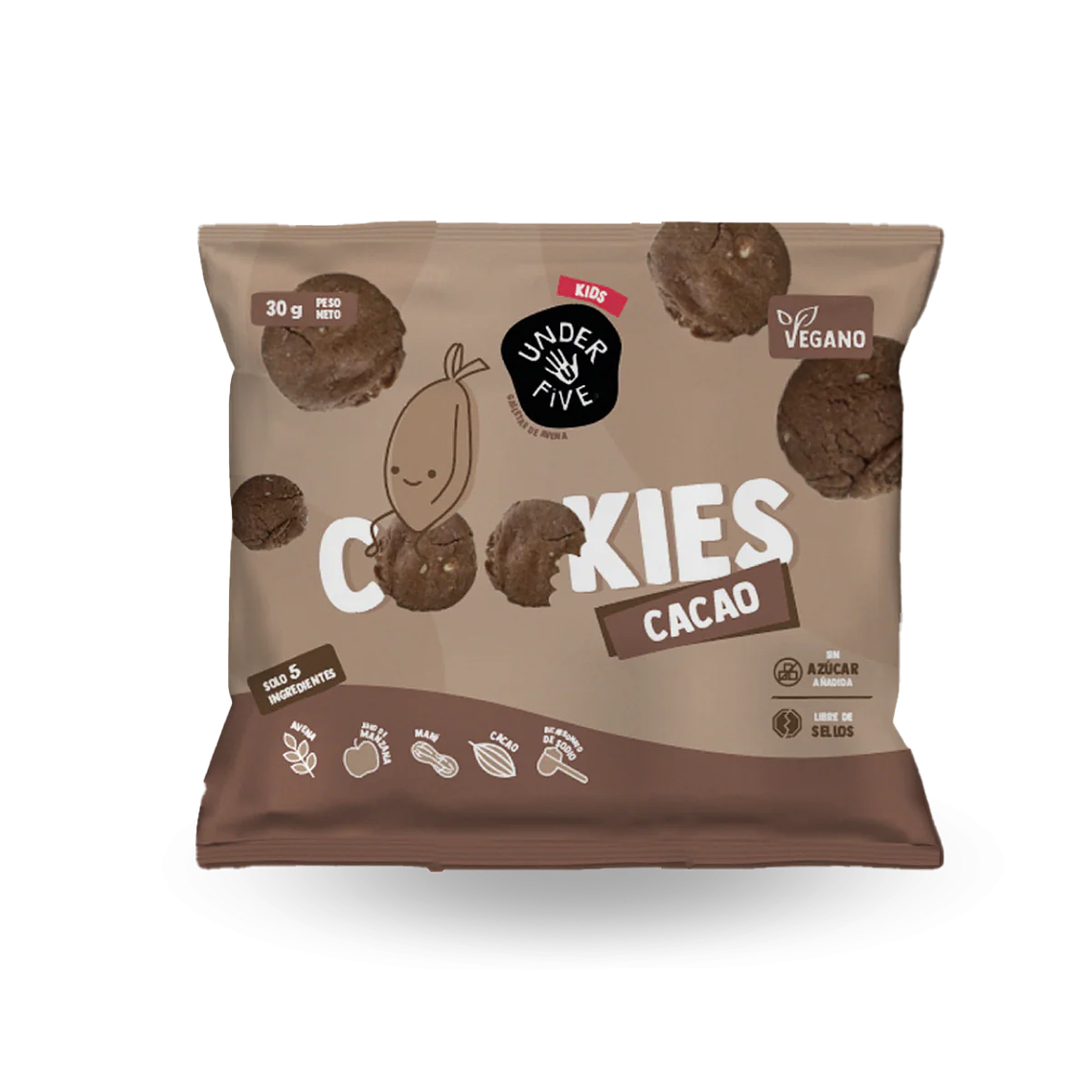 COOKIES CACAO UNDERFIVE 30G - CATEDRAL 1