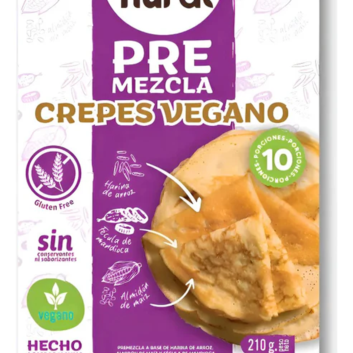 NURA CREPES VEGAN 210 GR - CATEDRAL 1