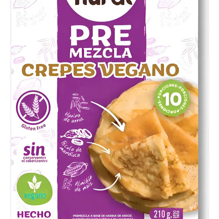 NURA CREPES VEGAN 210 GR - CATEDRAL 1