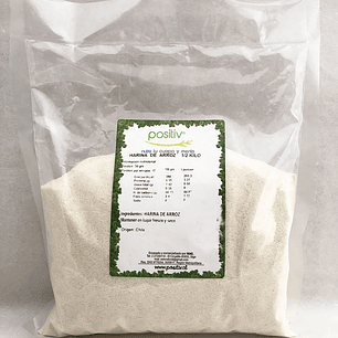 HARINA DE ARROZ 1KG POSITIV - CATEDRAL