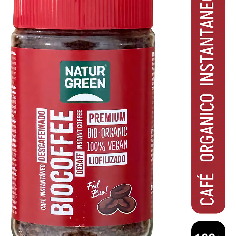 NATUR GREEN CAFÉ DESCAFEINADO ORGÁNICO 100 G - CATEDRAL 1