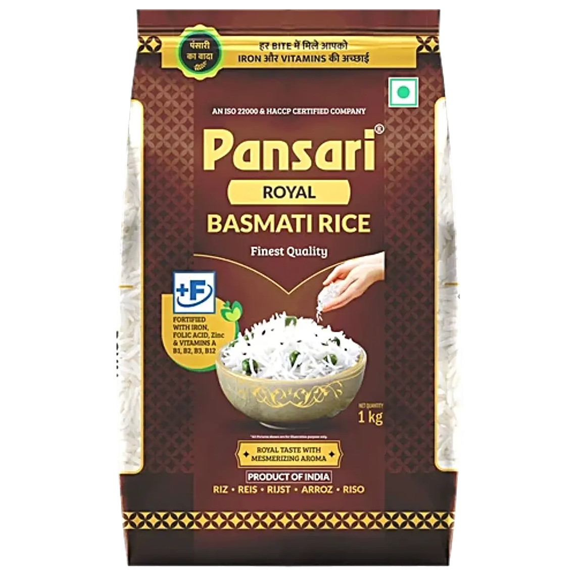 BASMATI PANSARI 1 KG - CATEDRAL 1