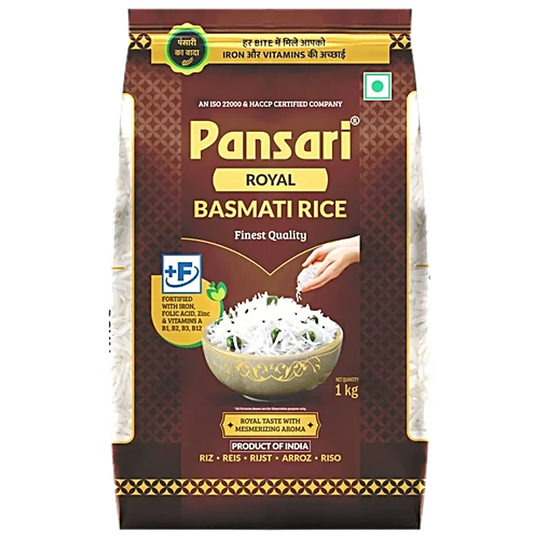 BASMATI PANSARI 1 KG - CATEDRAL 1