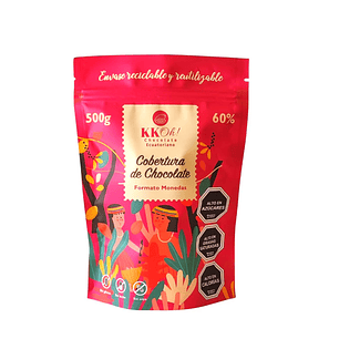 COBERTURA KKOH CHOCOLATES EN MONEDAS 60% 500GR - CATEDRAL