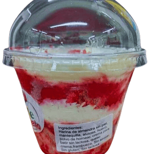 TORTA EN VASO RED VELVET KETO - CATEDRAL