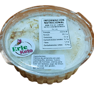 MINI PIE DE LIMON KETO - CATEDRAL