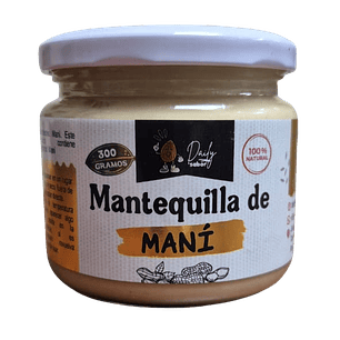 MANTEQUILLA DE MANI NATURAL 300GR ARTESANAL
