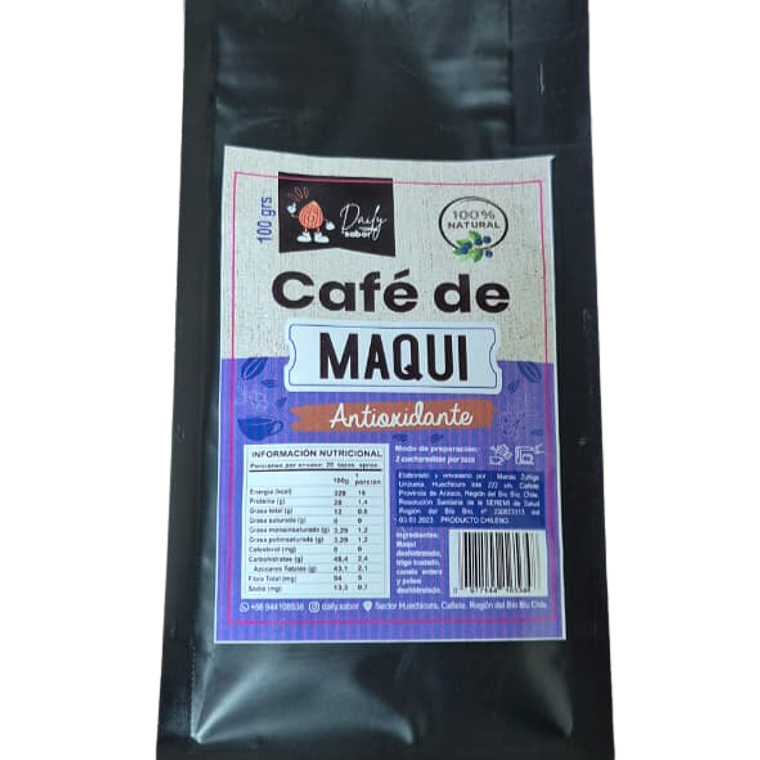 CAFE NATURAL SABOR MAQUI 100G ARTESANAL 1