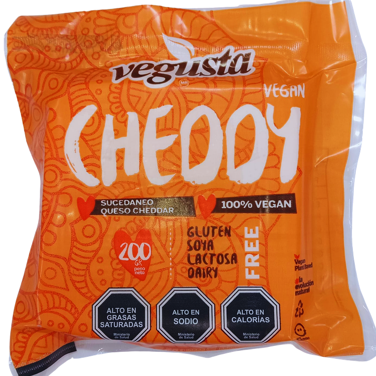 QUESO VEGETAL LAMINADO TIPO CHEDDAR 200G - CATEDRAL 1