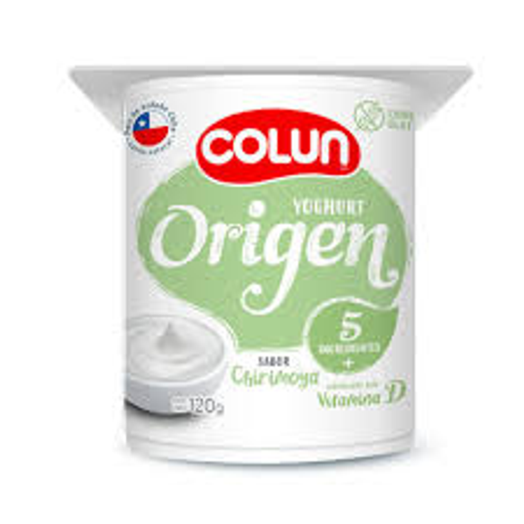 YOG COLUN ORIGEN CHIRIMOYA 120 G 1