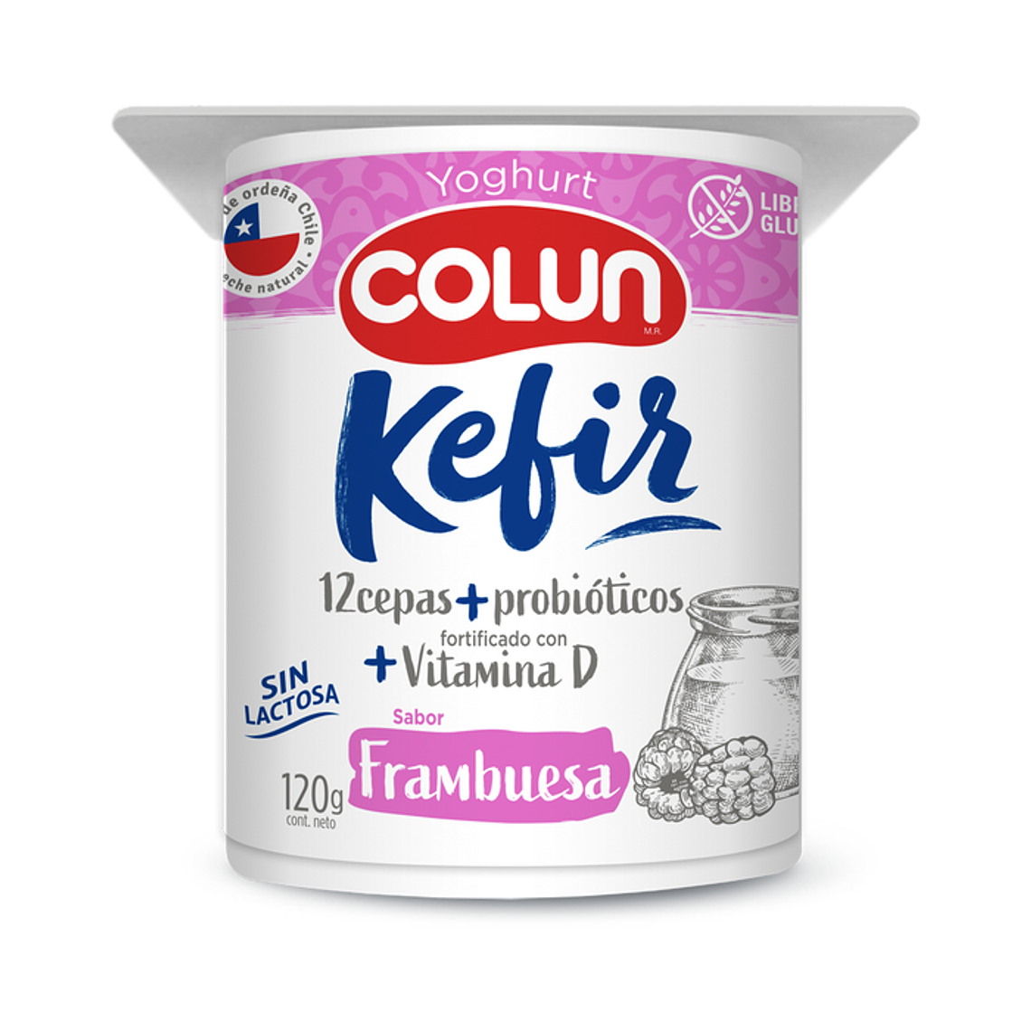 YOG COLUN KEFIR FRAMBUESA 120 G 1