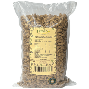 PROTEÍNA VEGETAL DE SOYA GRUESA (NO TRANSGÉNICA) 500GR POSITIV
