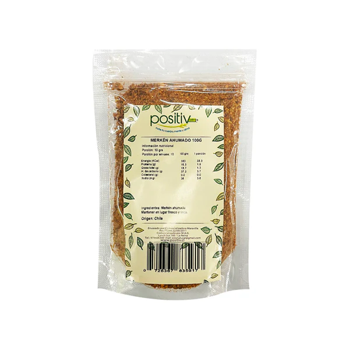 MERKEN AHUMADO 100G POSITIV 1