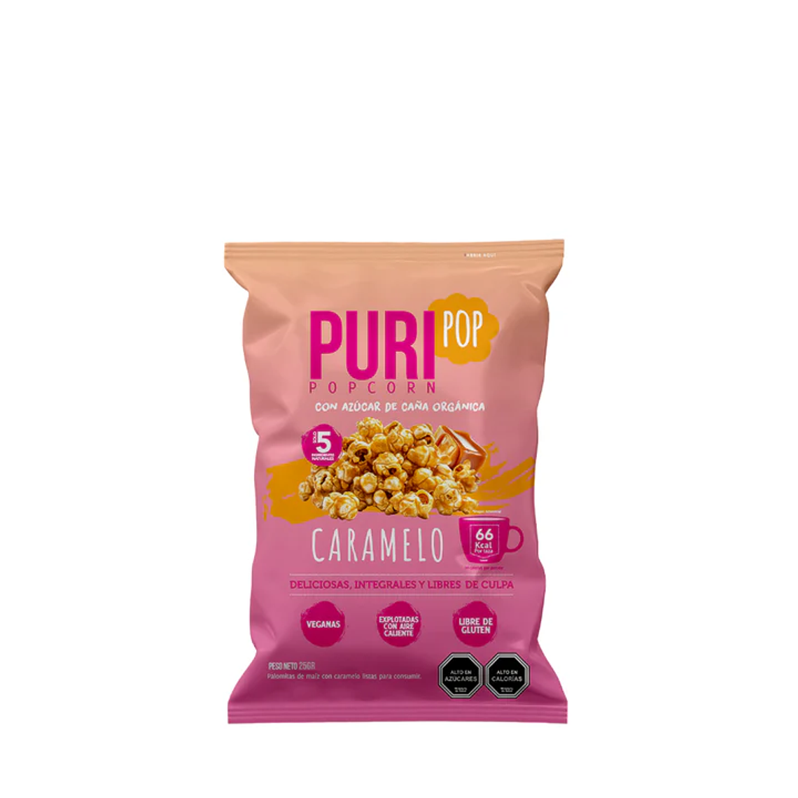 PURIPOP PALOMITAS CARAMELO 25GR 1