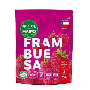 FRAMBUESA FRUTOS DEL MAIPO 250 GR