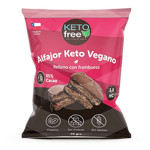 ALFAJOR KETOFREE VEGANO FRAMBUESA 70GR