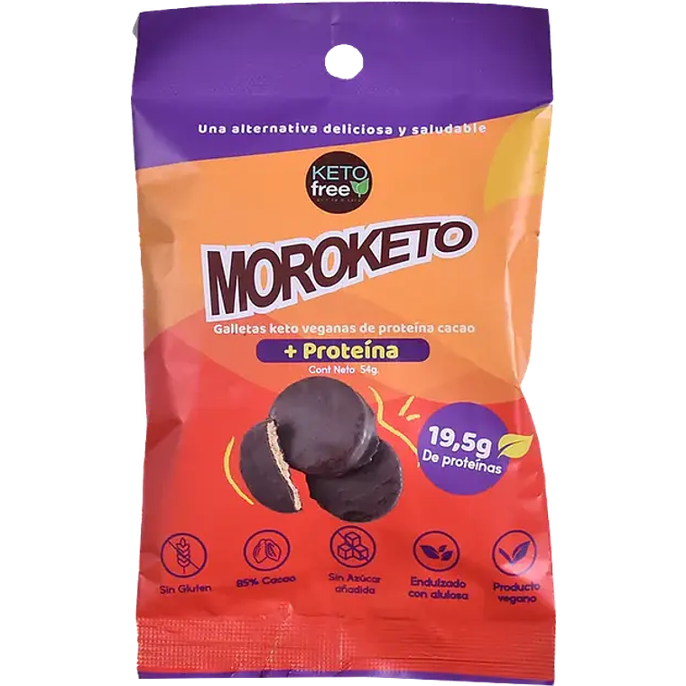 GALLETA KETOFREE MOROKETO PROTEINA 54GR DOYPACK 1