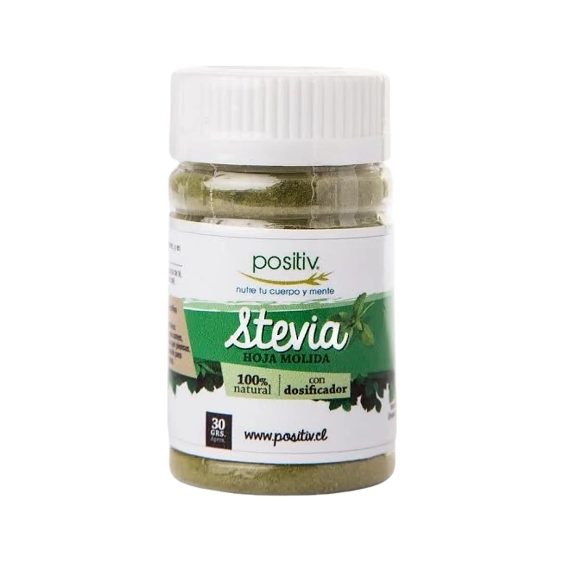 STEVIA VERDE MOLIDA 100% HOJA 30GR POSITIV - CATEDRAL 1