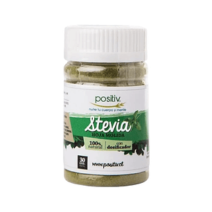 STEVIA VERDE MOLIDA 100% HOJA 30GR POSITIV - CATEDRAL