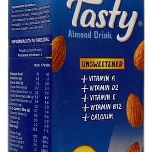 TASTY ALIMENTO LIQ.DE ALMENDRA SIN AZUCAR- SIN GLUTEN