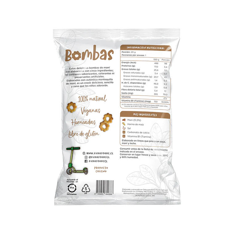 BOMBAS MANÍ INDIVIDUAL - CATEDRAL 2