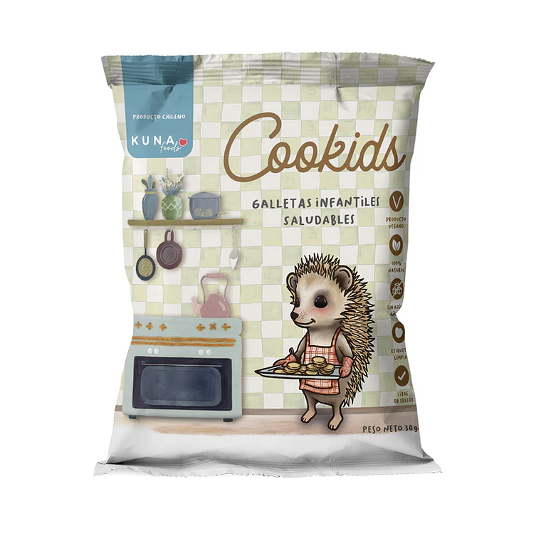 GALLETAS KUNA COOKIDS ORIGINAL 30 G - CATEDRAL 1