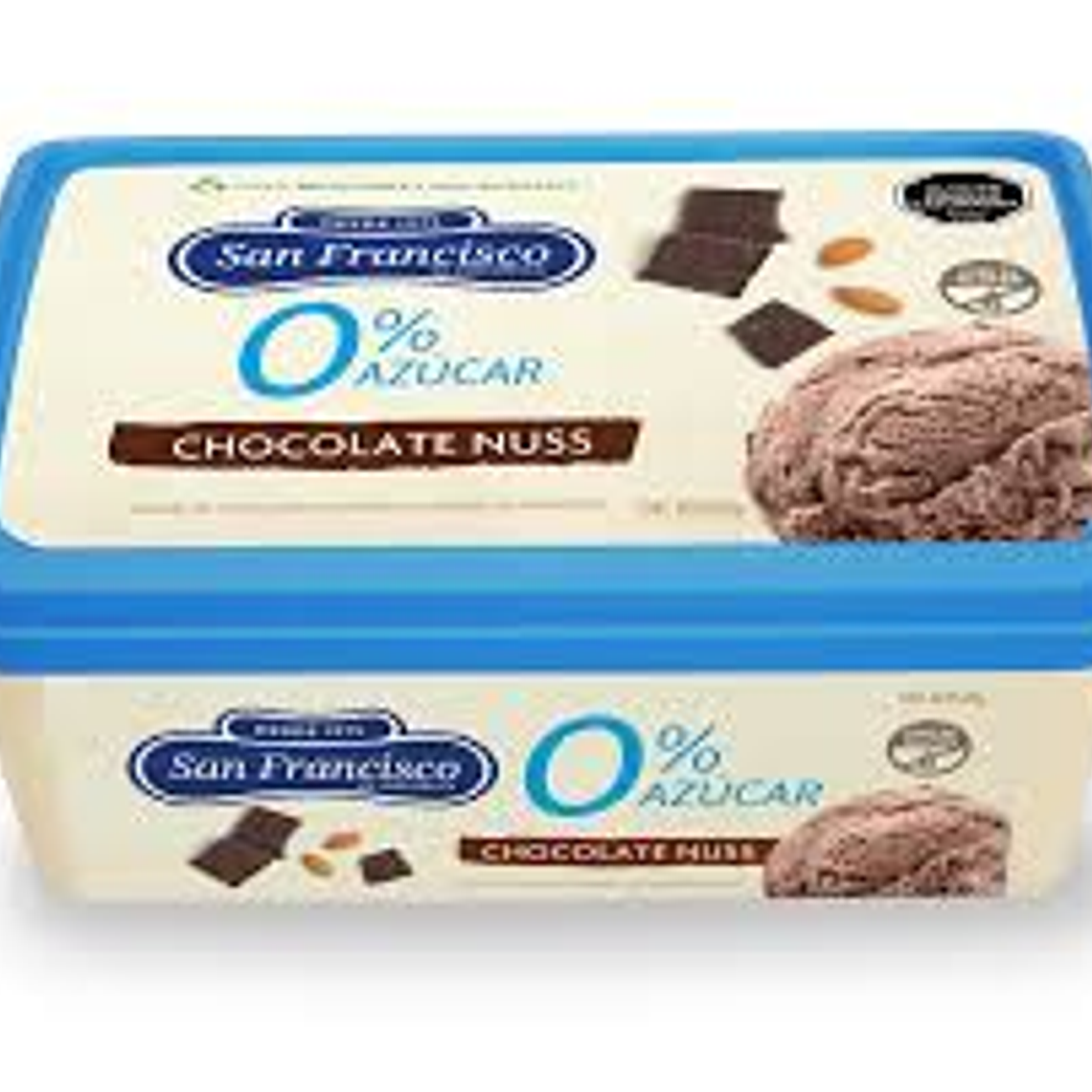 HELADO SAN FRANCISCO 0% AZÚCAR CHOCOLATE NUSS 1 L 1