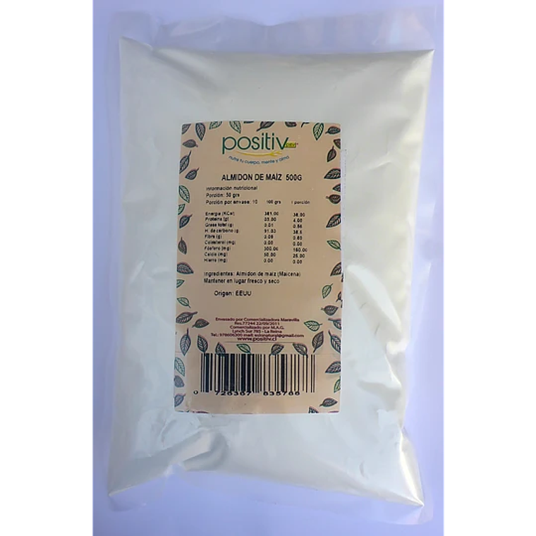 ALMIDÓN DE MAÍZ 500GRS - CATEDRAL 1