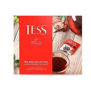 SET TÉ VERDE, NEGRO INFUSIONES TESS 60 BOLSAS- CATEDRAL