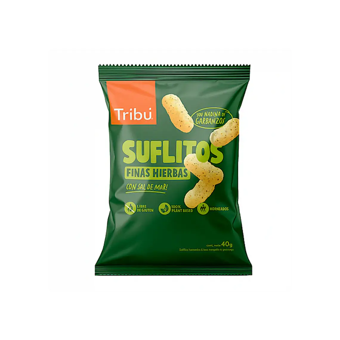 TRIBU SUFLITOS FINAS HIERBAS 40G - CATEDRAL 1