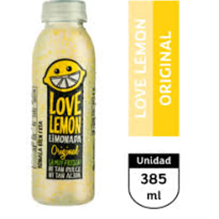 LOVE LEMON LIMONADA ORIGINAL 385 CC - TRAIGUEN 1