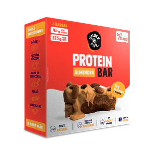 BARRA PROTEINA UNDERFIVE SABOR ALMENDRA DISPLAY 5 UNID 225 GRS - TRAIGUEN