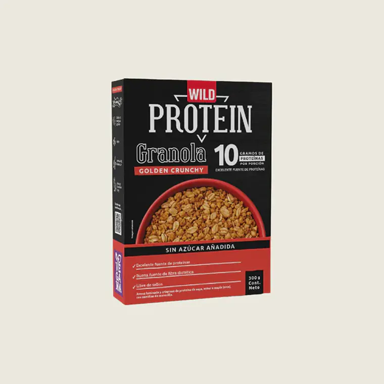 WILD PROTEIN GRANOLA GOLDEN CRUNCHY 300 GR - TRAIGUEN 1